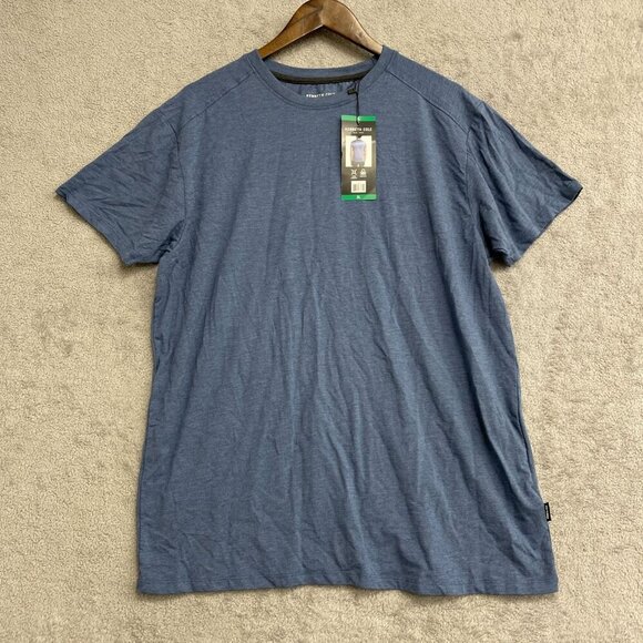 NEW Kenneth Cole Men's XL Blue T-Shirt Organic Cotton Blend - Picture 2 of 9